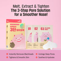 3-Step Piggy Nose Strip 10 Sheets