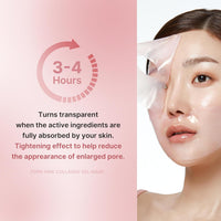 PDRN Pink Collagen Gel Mask - 1 Box of 4 Sheets