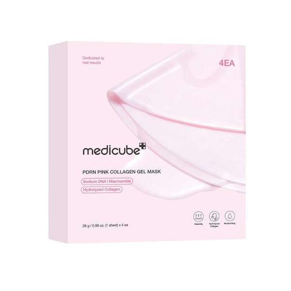 PDRN Pink Collagen Gel Mask - 1 Box of 4 Sheets