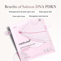 PDRN Pink Collagen Gel Mask - 1 Box of 4 Sheets