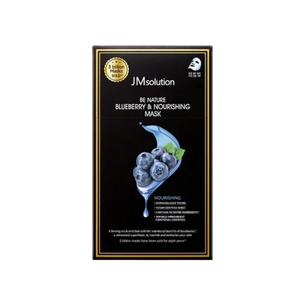 Be Nature Blueberry & Nourishing Mask 1 Box of 10 Sheets