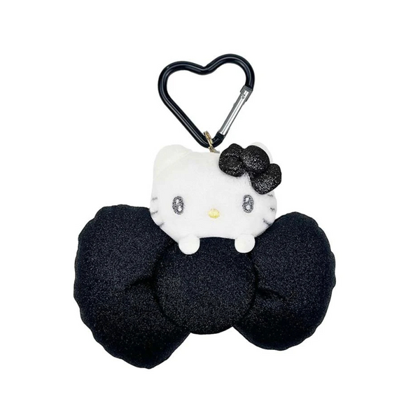Hello Kitty 50th Anniversary Black Bow Keychain [Metallic Bow Series]