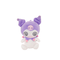 Kuromi Plush Mascot Keychain [Frightened Series]