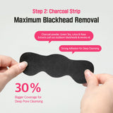 3-Step Premium Black Piggy Nose Strip 3 Sheets