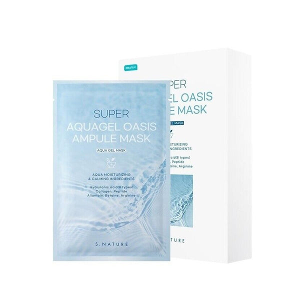 Super Aquagel Oasis Ampoule Mask- 1 Box of 10 Sheets