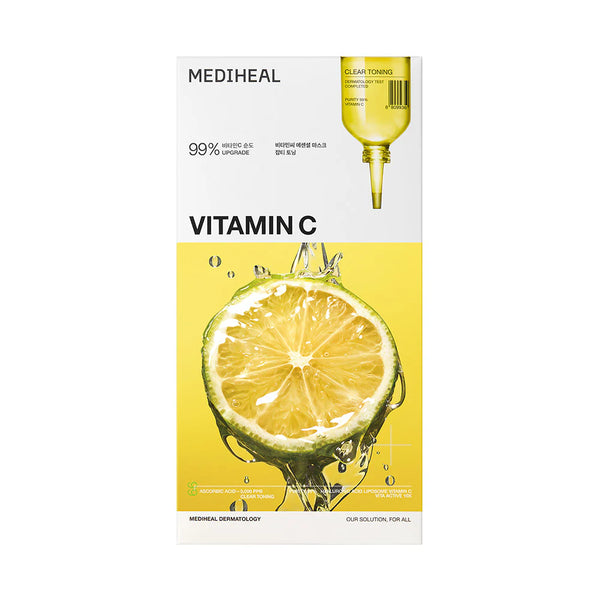 Vitamin C Essential Mask Clear Toning - 1 Box of 10 Sheets