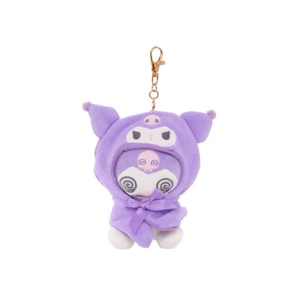 Kuromi Plush Mascot Keychain [Frightened Series]