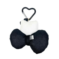 Hello Kitty 50th Anniversary Black Bow Keychain [Metallic Bow Series]