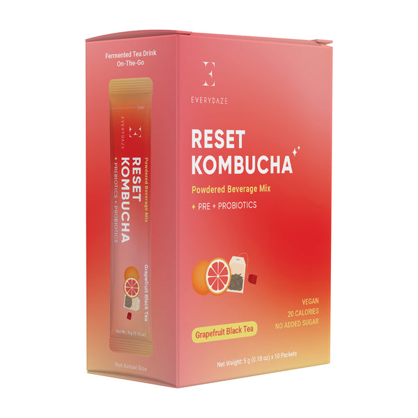 RESET KOMBUCHA- Grapefruit Black Tea- 10 Packs