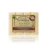 Sweet Almond Bar Coap 4PC Value Pack