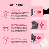 3-Step Premium Black Piggy Nose Strip 3 Sheets