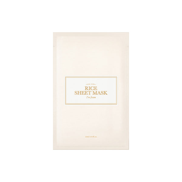 Rice Sheet Mask - 1 Box of 5 Sheets