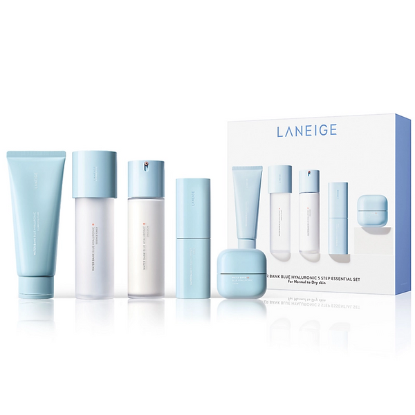 Water Bank Hyaluronic 5 Step Essential Set, Normal to Dry Skin