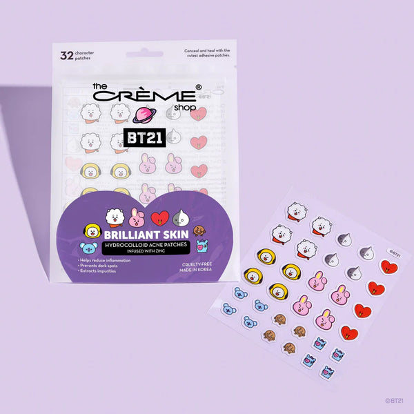BT21: Brilliant Skin - Hydrocolloid Acne Patches