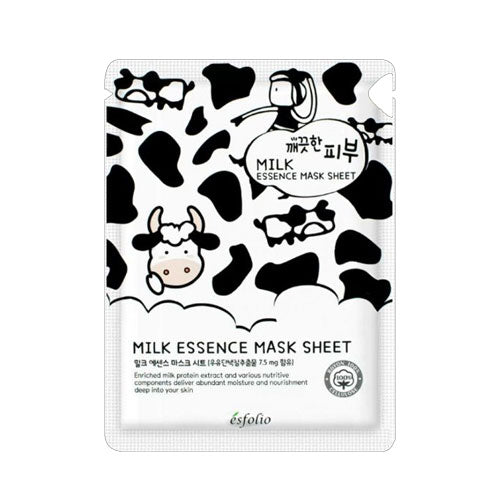 Pure Skin Milk Essence Mask Sheet - 1 Box of 10 Sheets