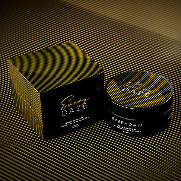 Gold Charcoal Hydrogel Eye Patches