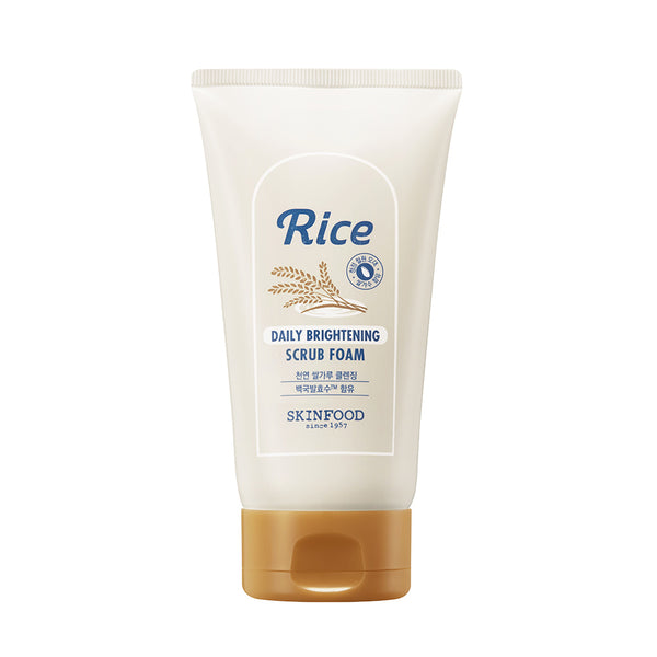 Rice Brightening Scrub Foam