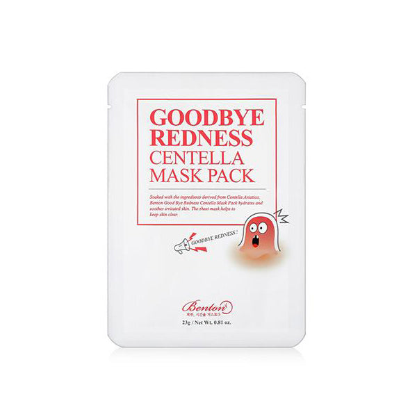 Goodbye Redness Centella Mask Pack - 1 Box of 10 Sheets