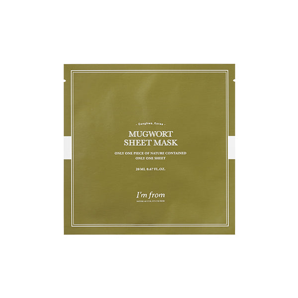 Mugwort Sheet Mask - 1 Box of 10 Sheets