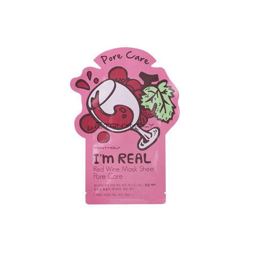 I'm Real Red Wine Mask Sheet - 1 Sheet