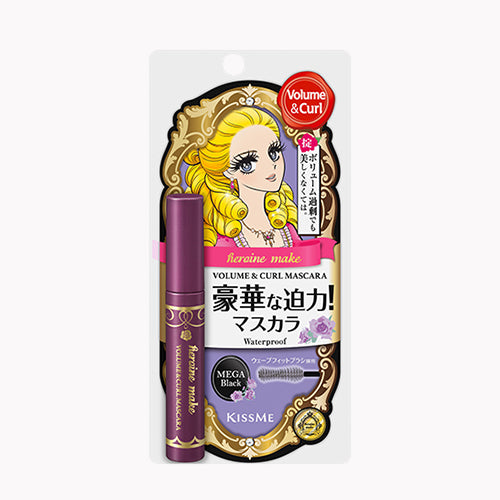 Isehan Kiss Me Heroine Volume & Curl Mascara EX - Black