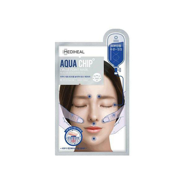 Circle Point Mask Aqua Chip Mask - 1 Box of 10 Sheets