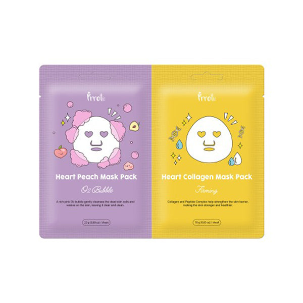 Dual Mask Sheets - O2 Bubble, Firming