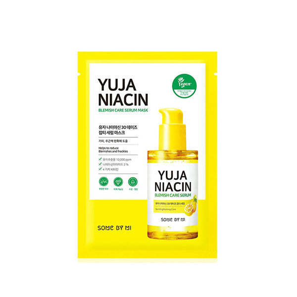 Yuja Niacin 30 Days Blemish Care Serum Mask - 1 Box of 10 Sheets